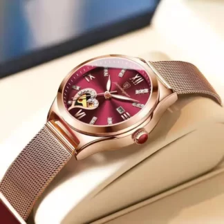 POEDAGAR Rose Gold Luxury Luminous Ladies Quartz Watches