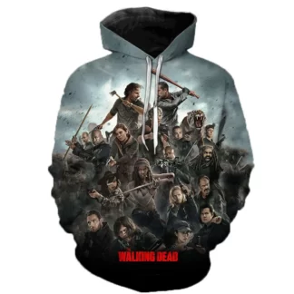 Maxstreet 3D Printed Hoodies The Walking Dead
