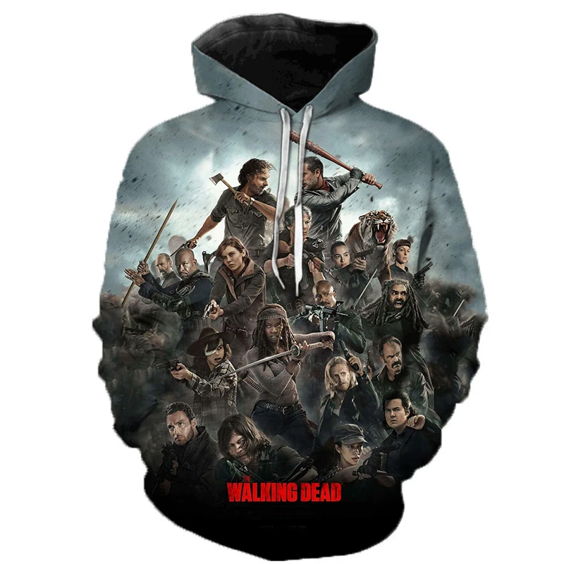 Maxstreet 3D Printed Hoodies The Walking Dead