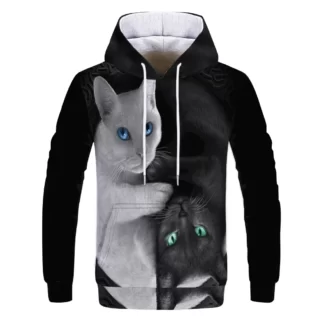 Maxstreet 3D Print Graphic Animal Hoodies