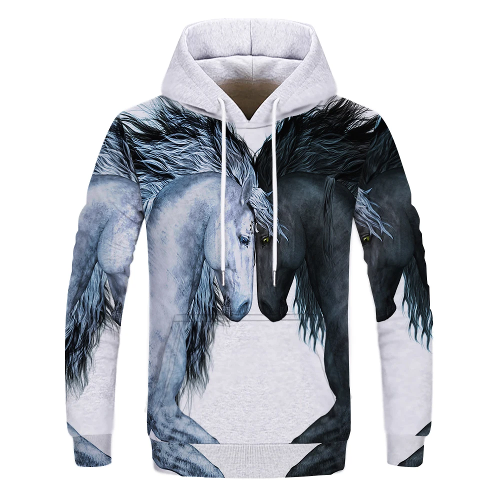 Maxstreet Animal 3D Print Graphic hoodies - Image 2