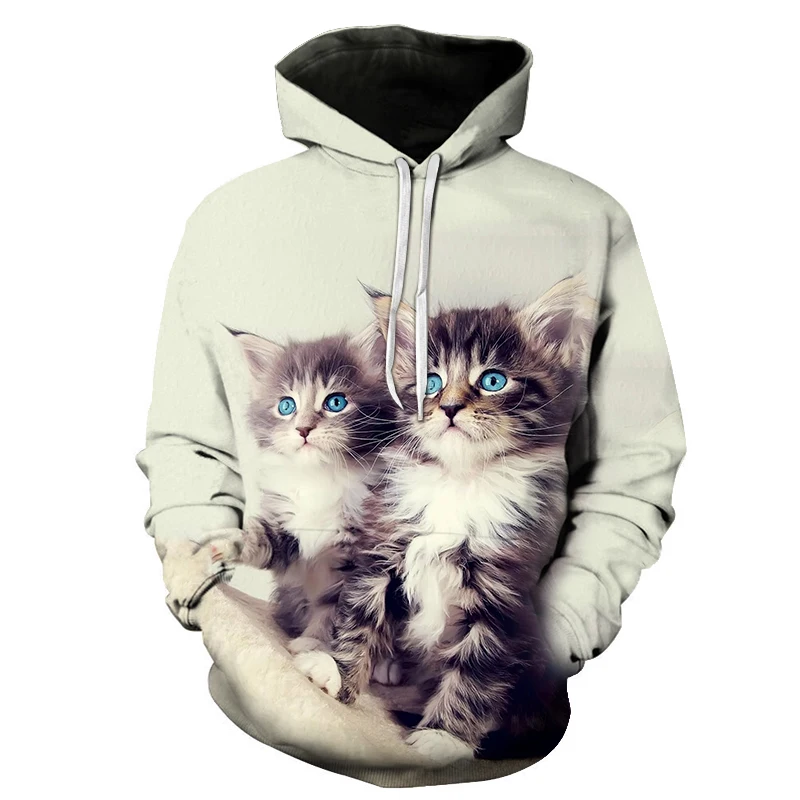 Maxstreet 3D Print Graphic Cat Hoodies - Image 3