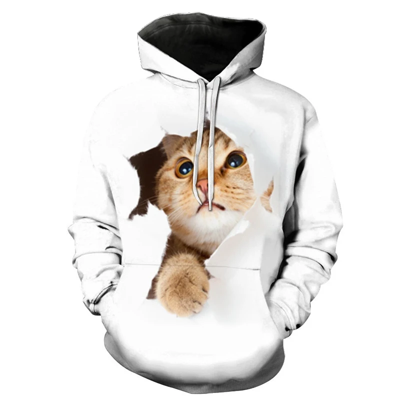 Maxstreet 3D Print Graphic Cat Hoodies - Image 4