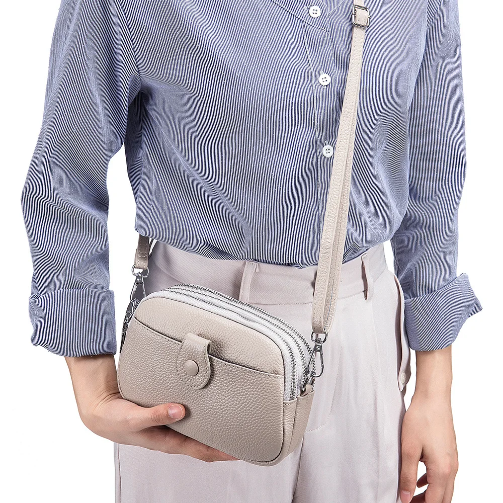 Carrier Genuine Leather Mini Ladies Bag - Premium Cow Leather - Image 3